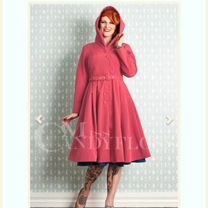 NWOT Miss Candyfloss Loris-Cardinal coat size S